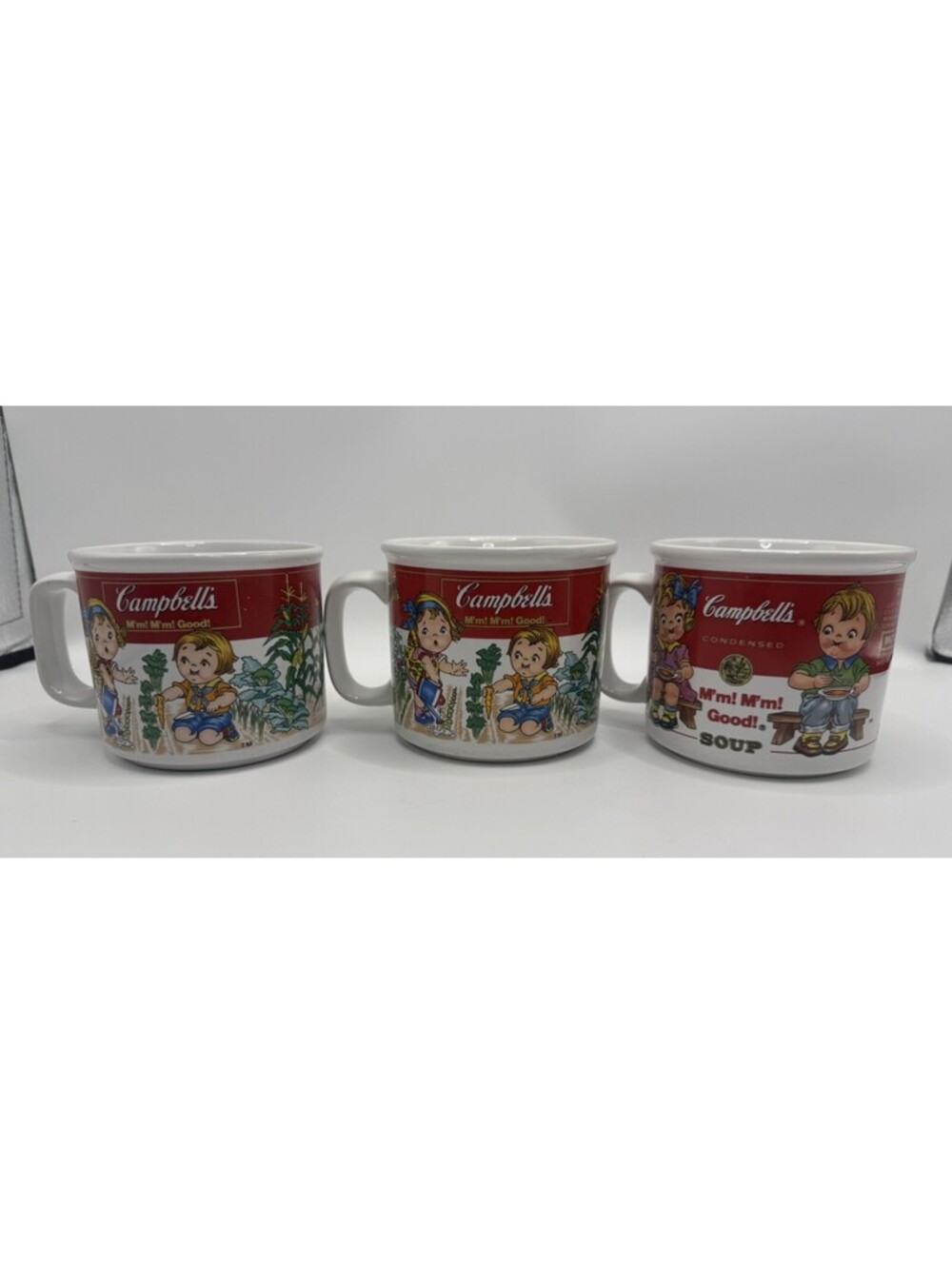 Campbell's Kids Soup Mugs By Westwood Set Of 3 VTG